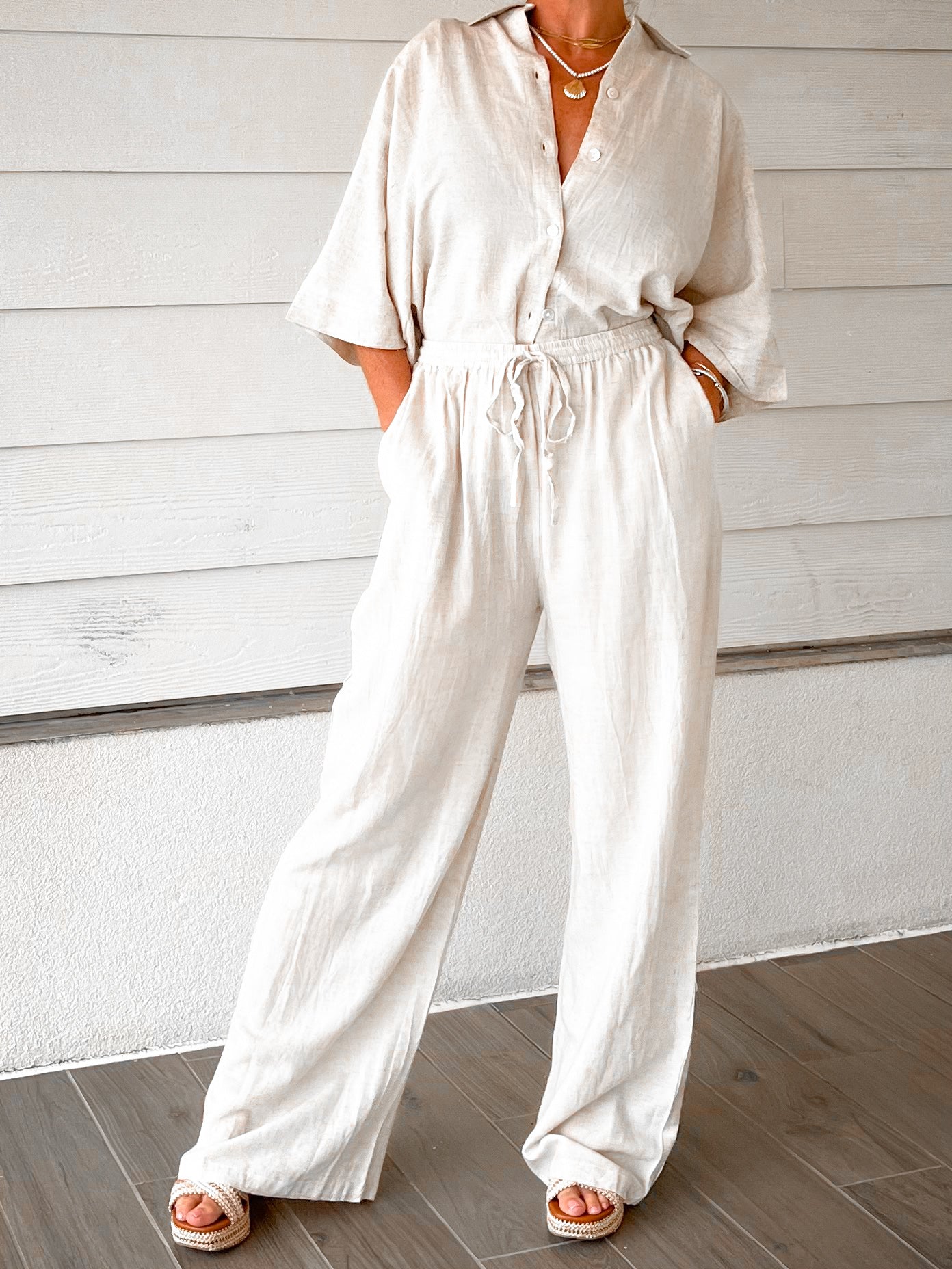 Linen Beach Pants