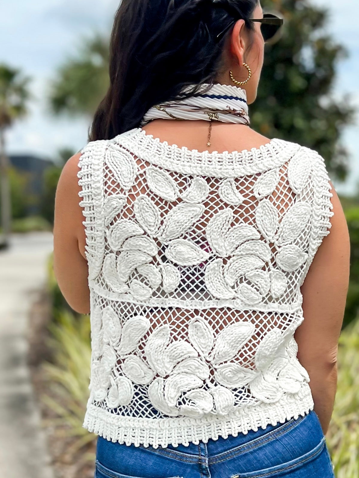 Florence Crochet Vest