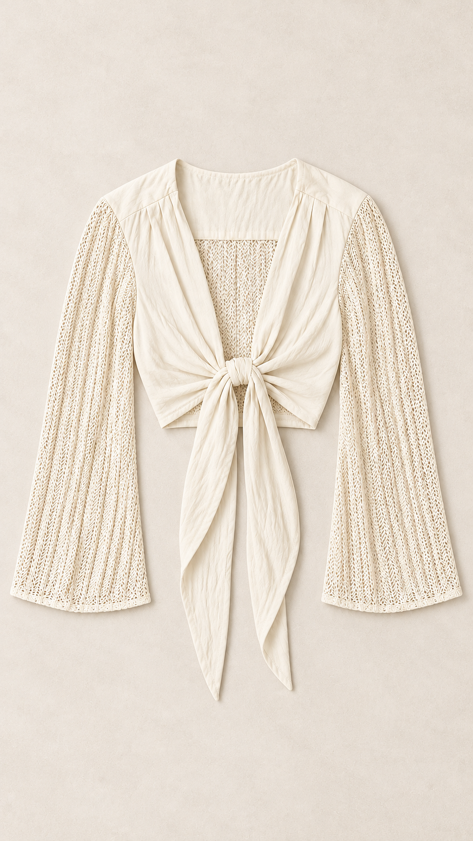 Ivory Wrap Top
