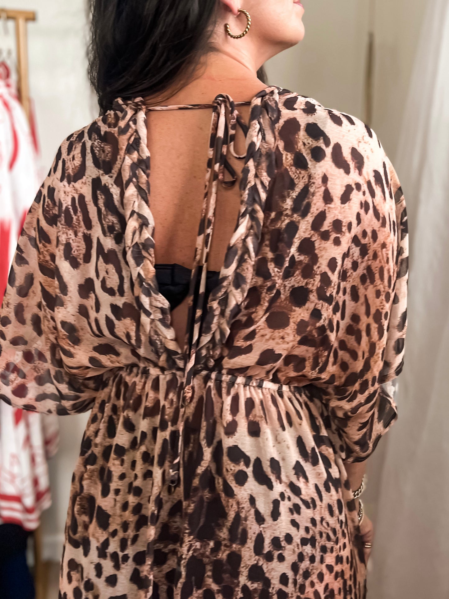 Sheer Cheetah Coverup