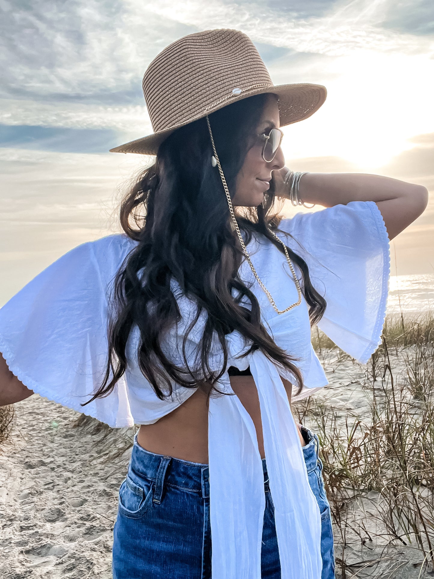 Peruvian Cotton Wrap Top