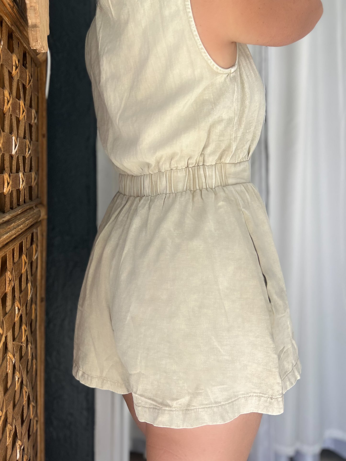 Cotton Sandy Romper