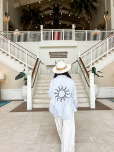 Sun at Sea Striped Shirt