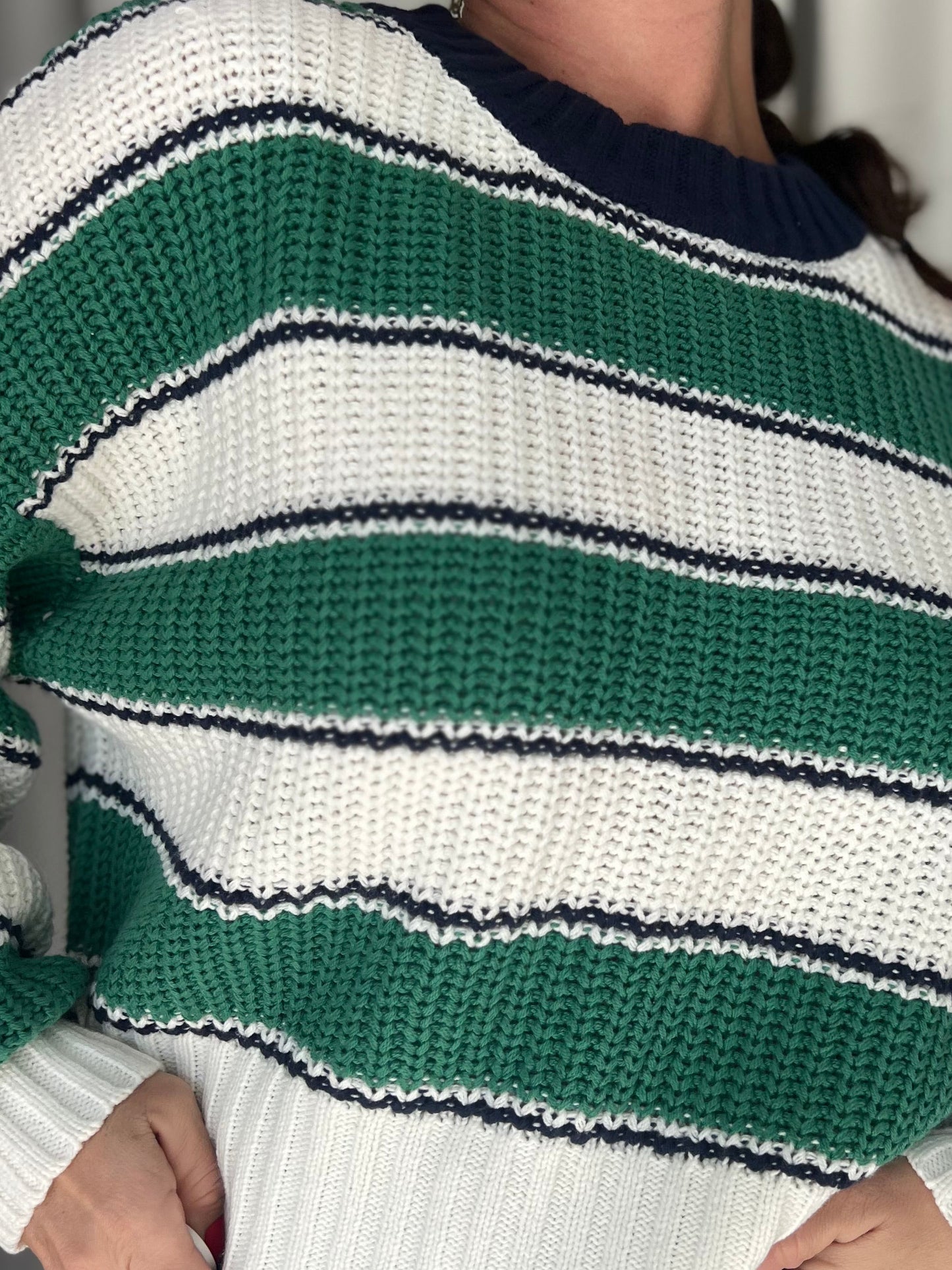 On the Green Sweater