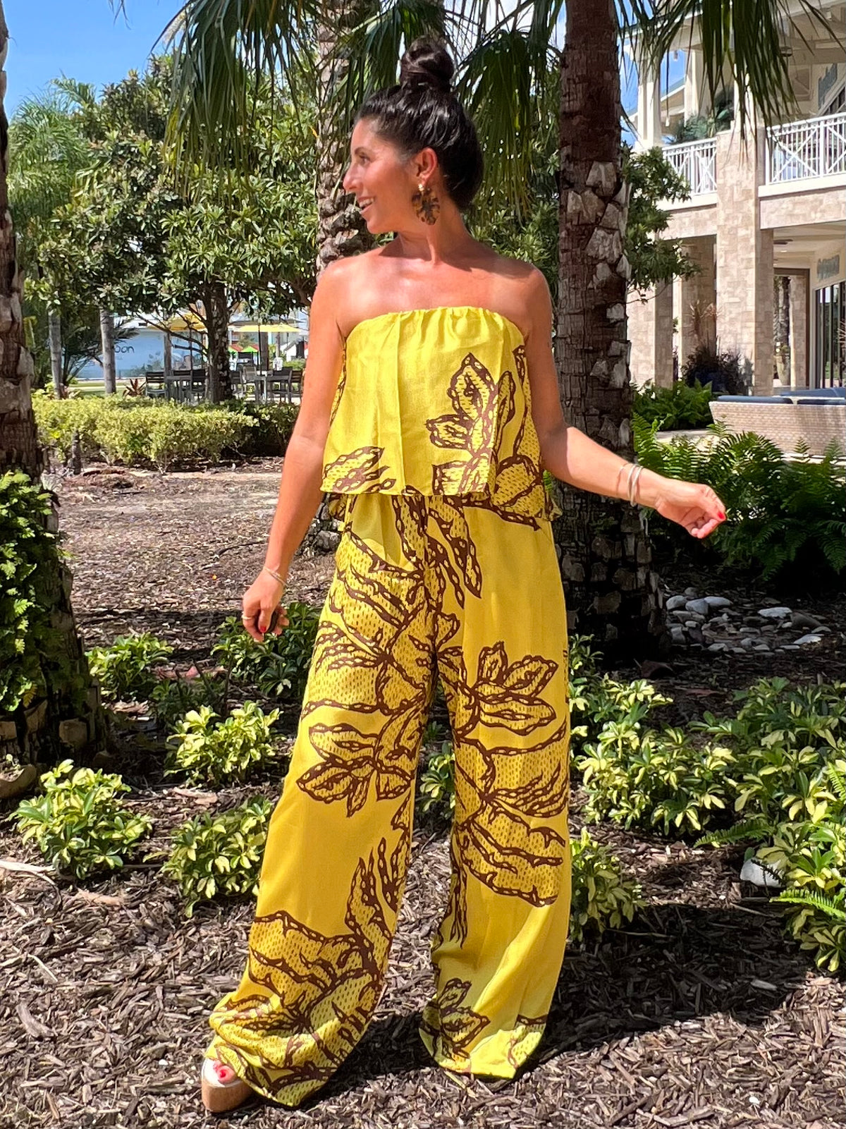 Toasted Lime Jumpsuit