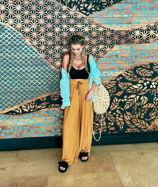 Go with the Flow Ribbed Pants