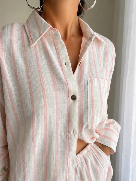 Pink Stripe Shirt