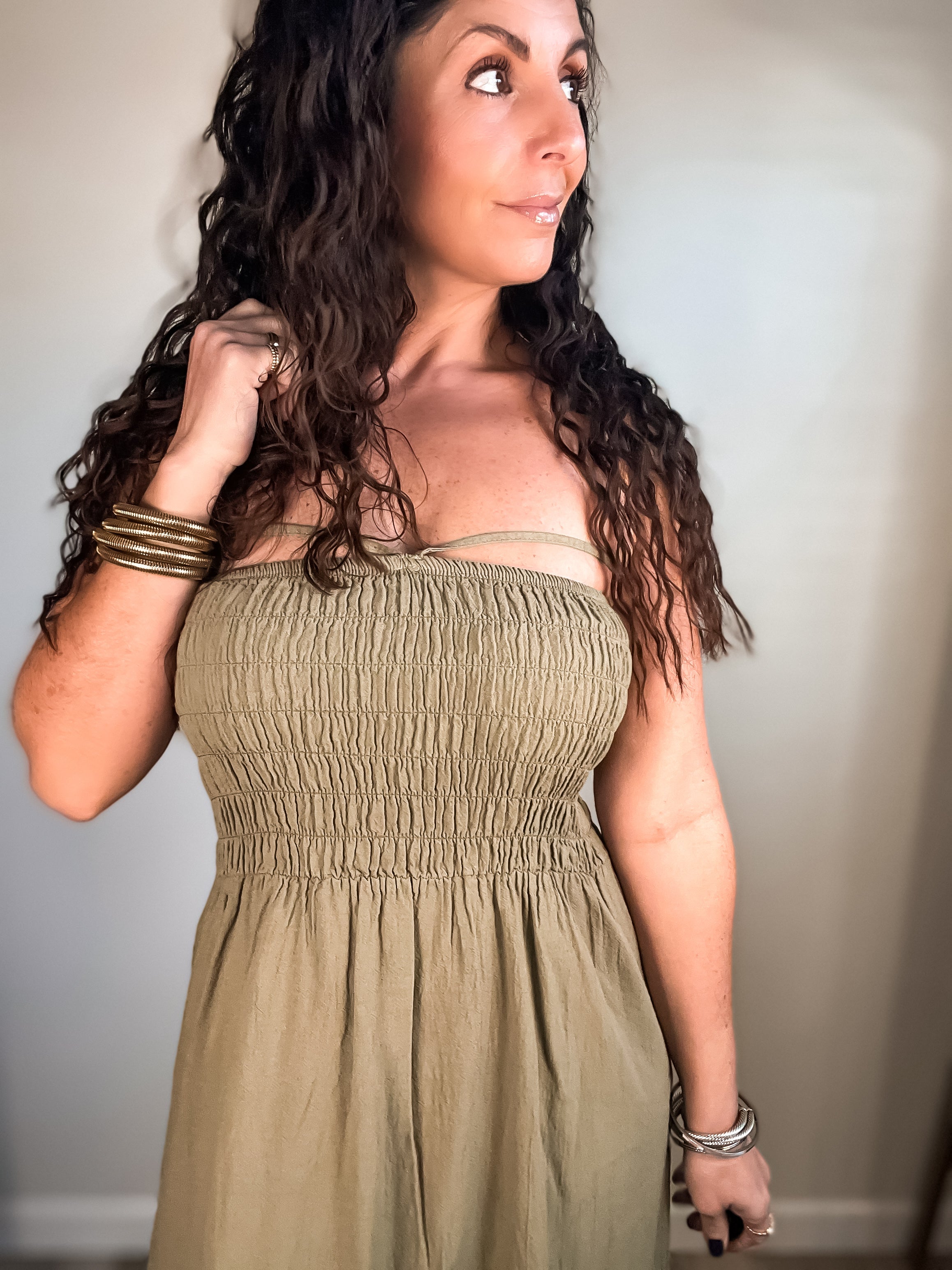 Olive Maxi Dress