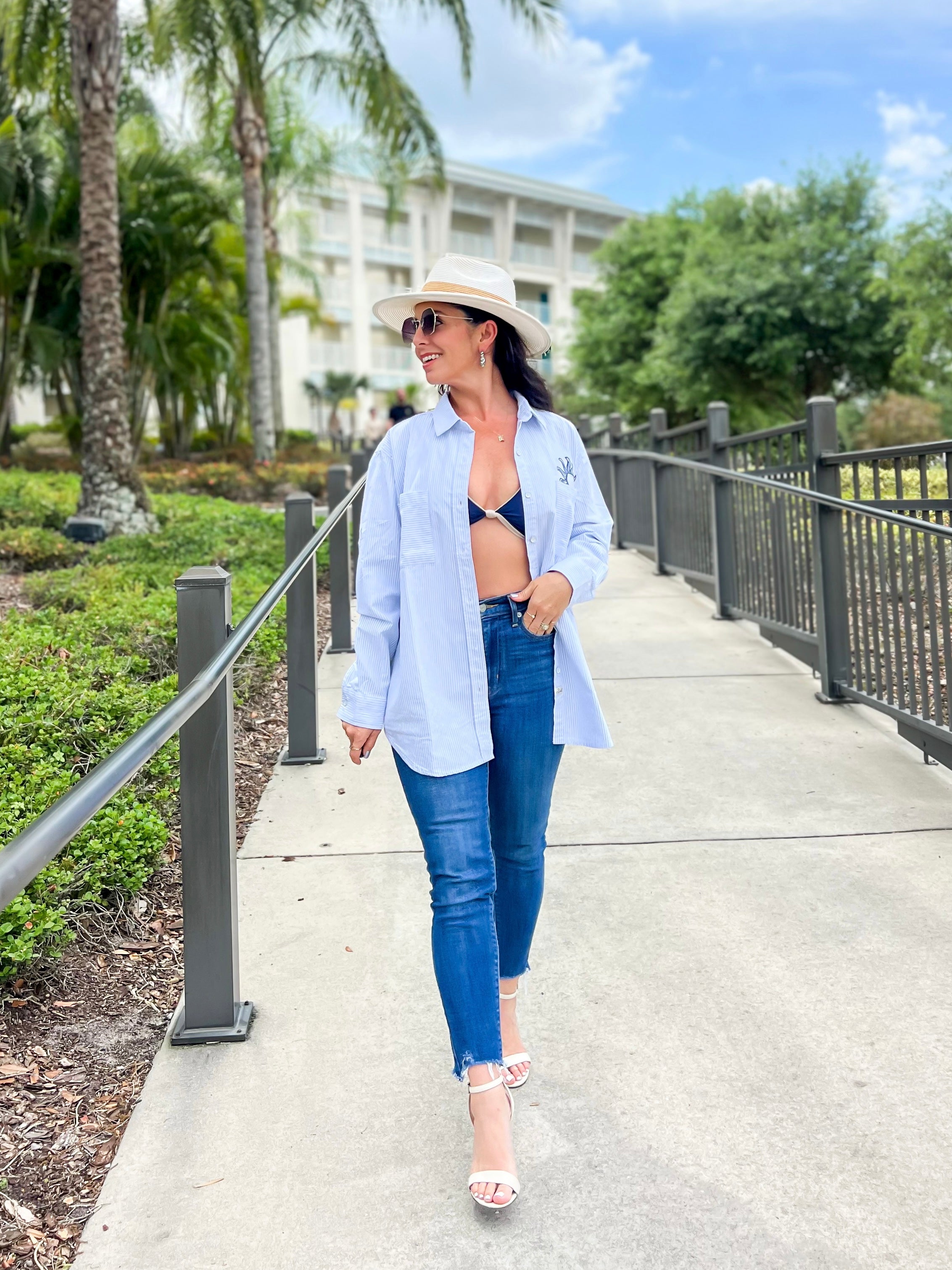 Sun at Sea Striped Shirt