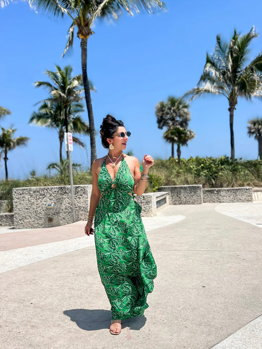 Tropics Green Dress