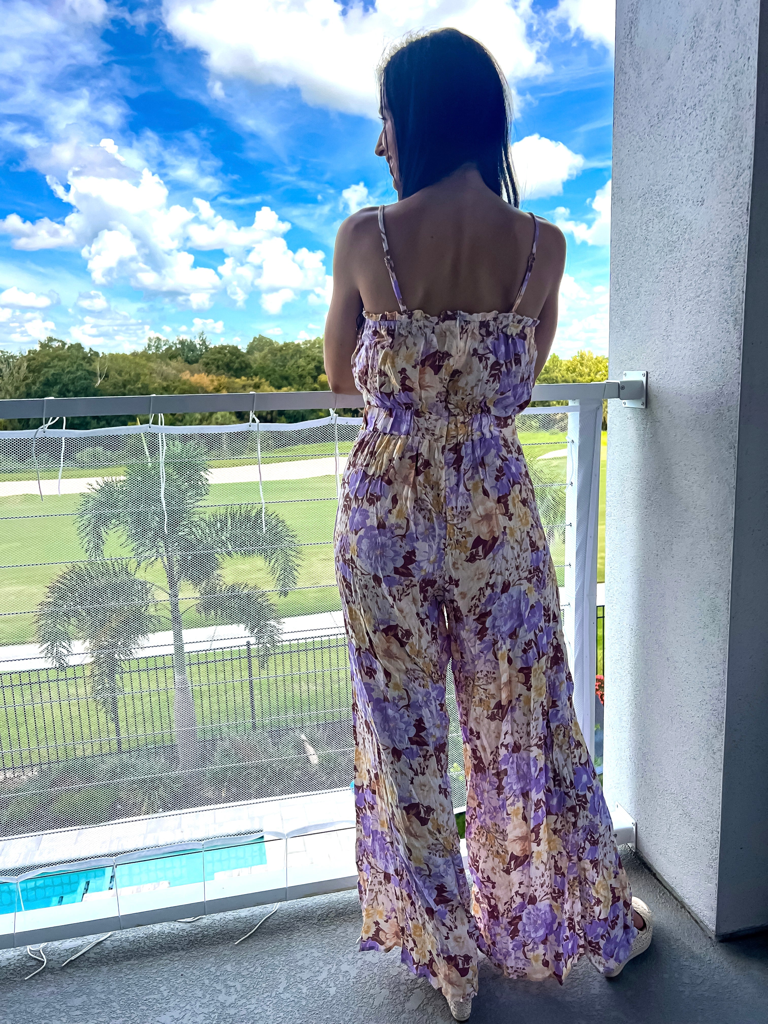 Floral Printed Jumpsuit