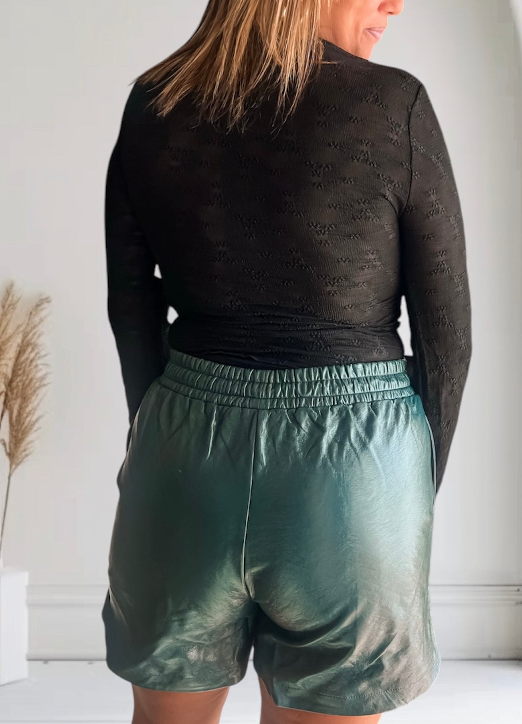 Pleather Hunter Shorts