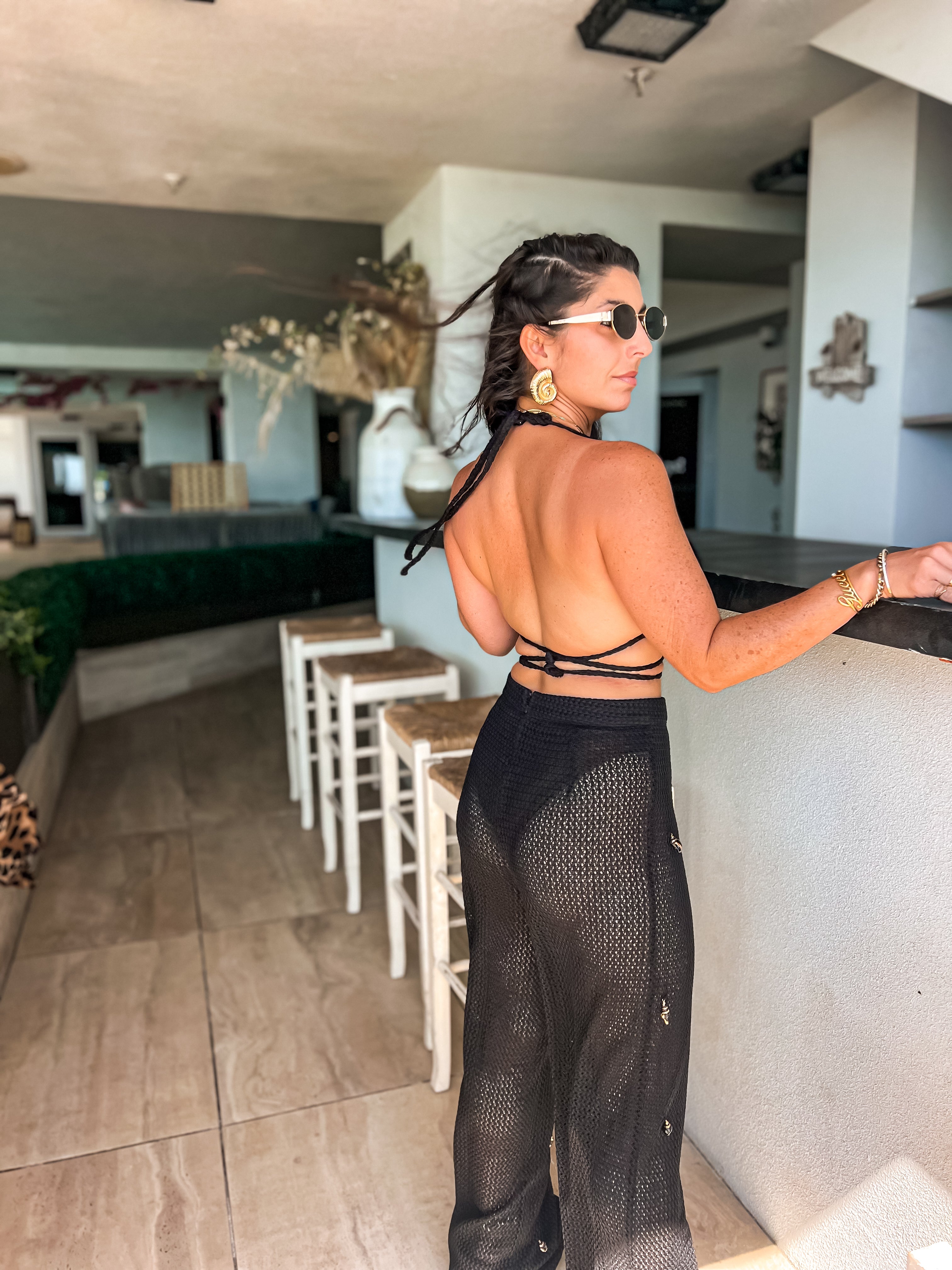 Luxe Seashell Knit Pants