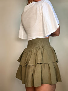 Olive Flirt Skirt