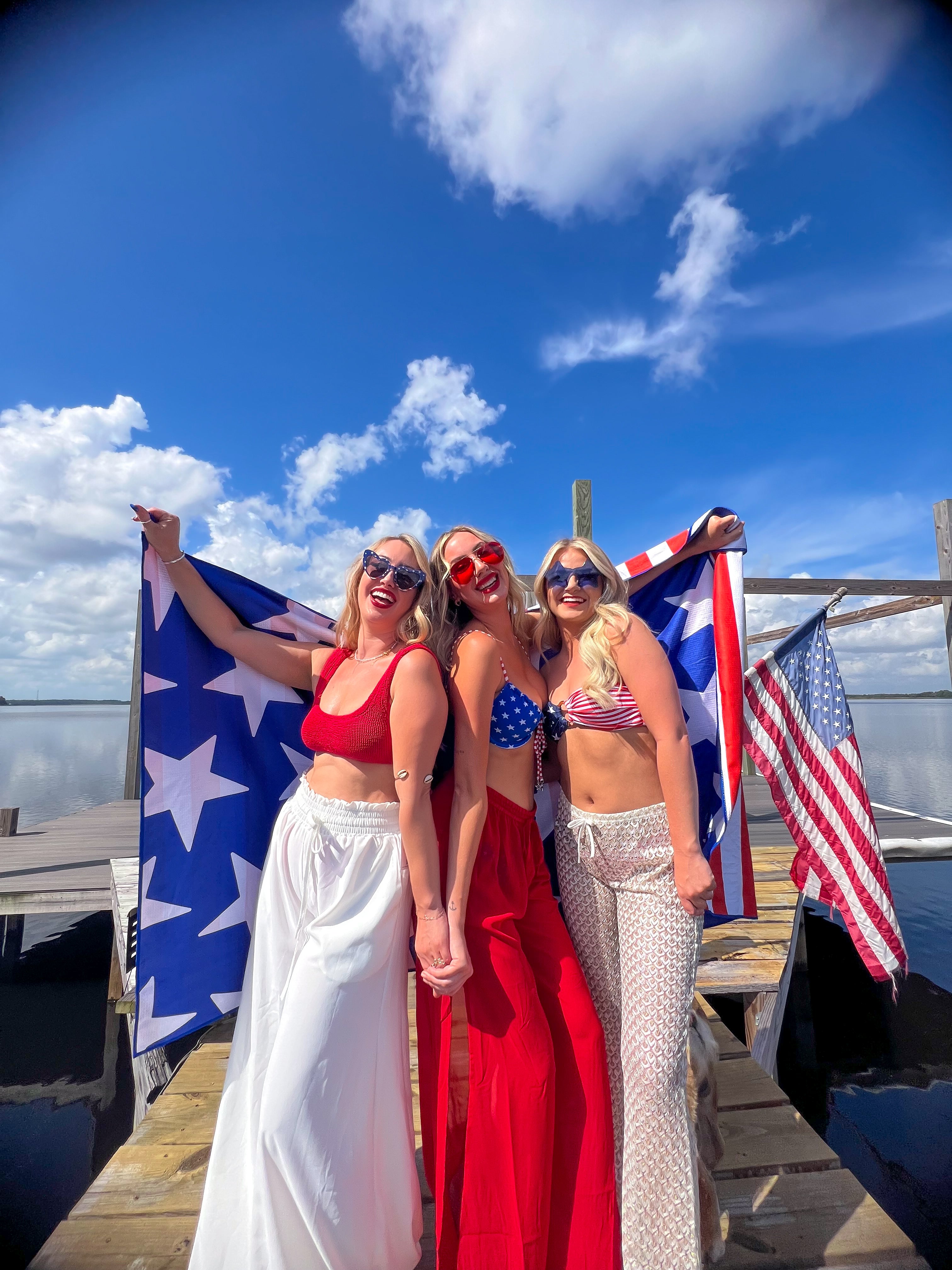 Red Sheer Beach Pants