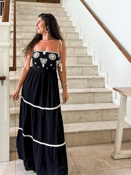 Saint-Michel Black Dress