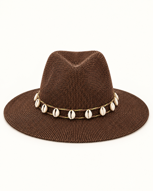 Chocolate Woven Hat
