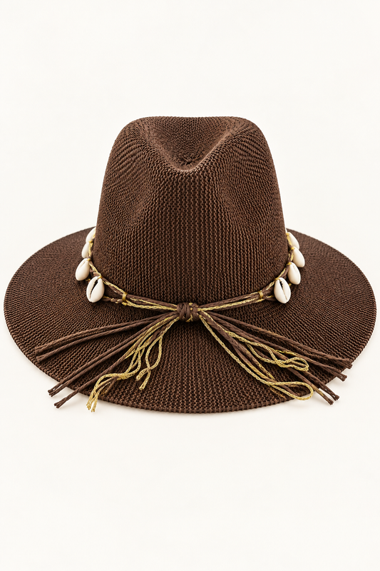 Chocolate Woven Hat