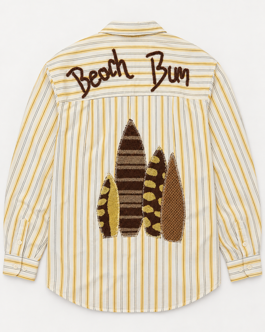 Beach Bum Striped Shirt