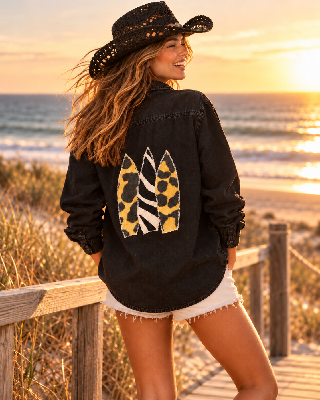 Beach Bum Black Denim