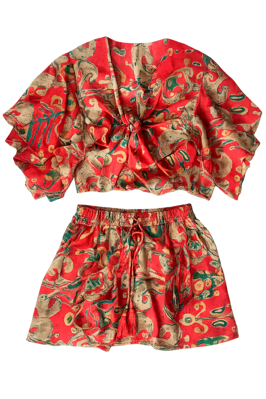 Coral Reef Short Set