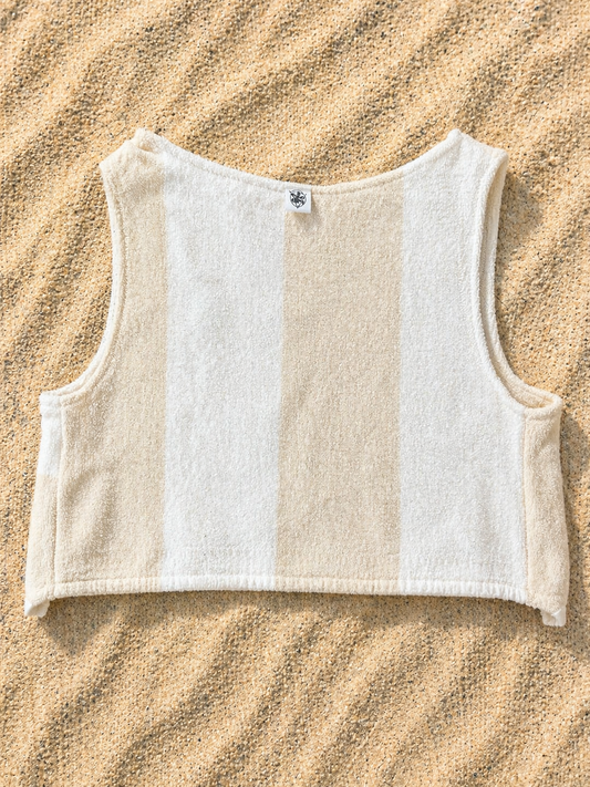 Beach Bum Yacht Stripe Vest