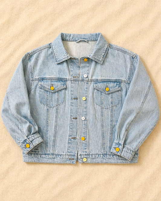 Beach Bum Surfs Up Denim Jacket