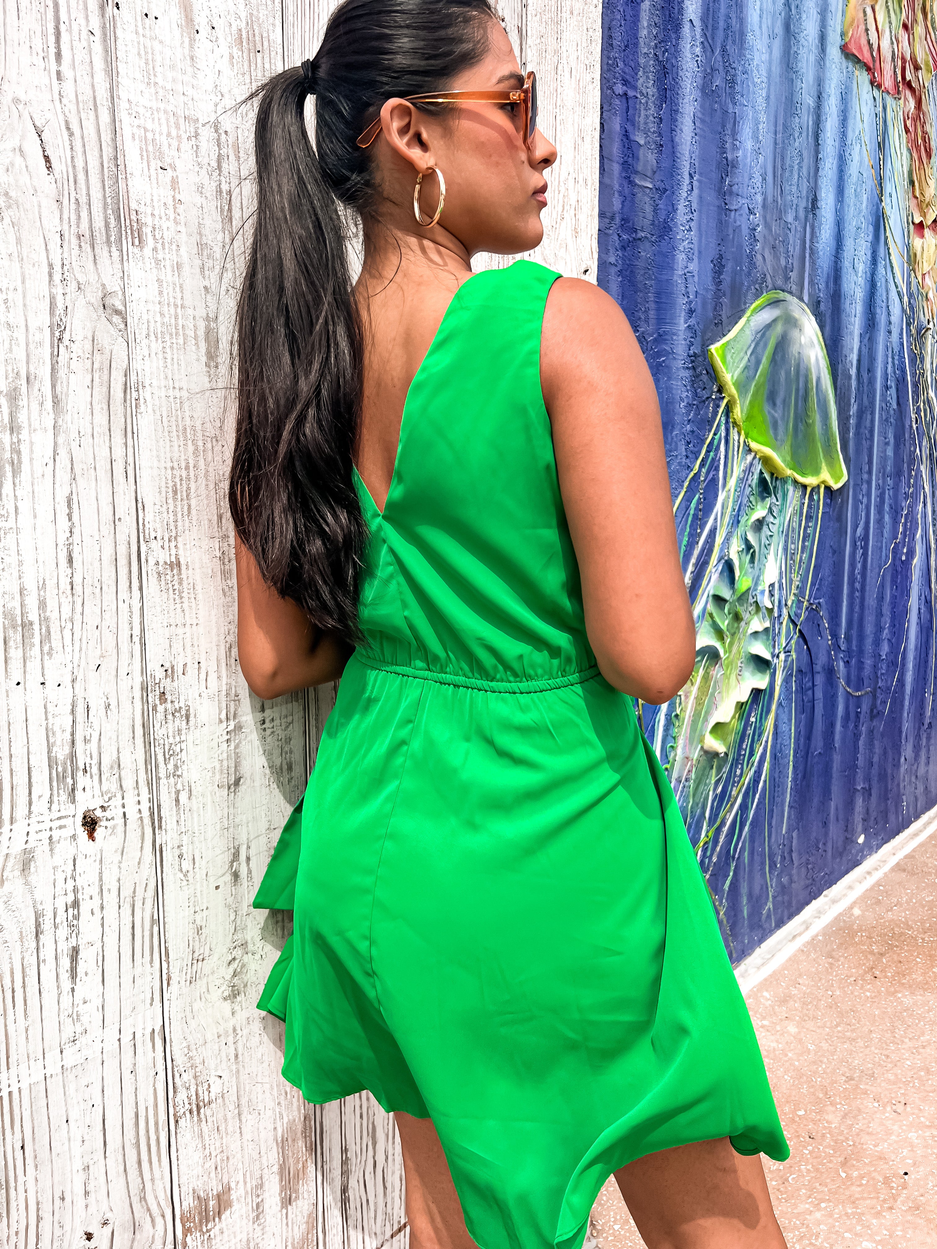 Wedding Guest Green Dress