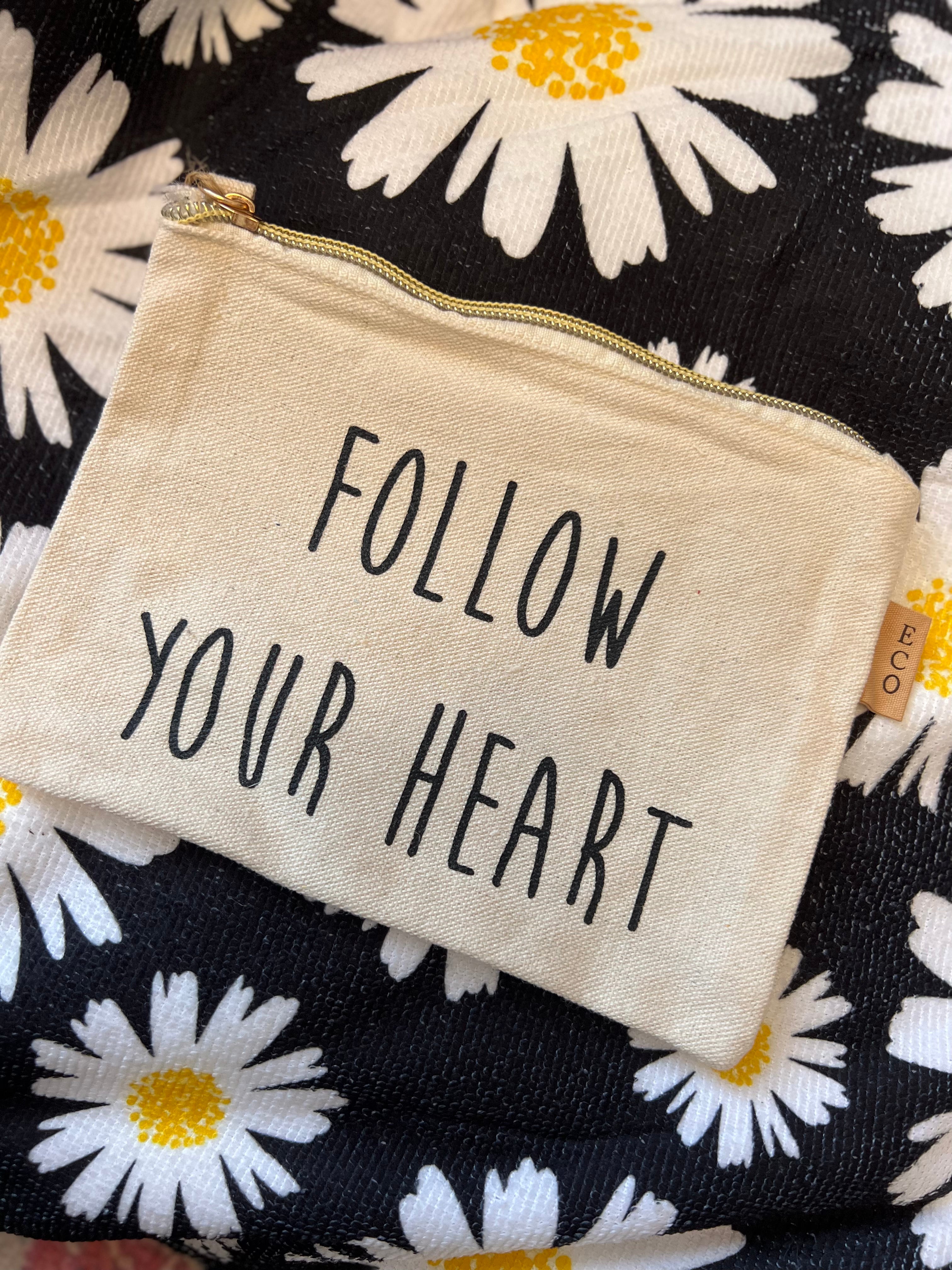 Follow Your Heart Eco Pouch